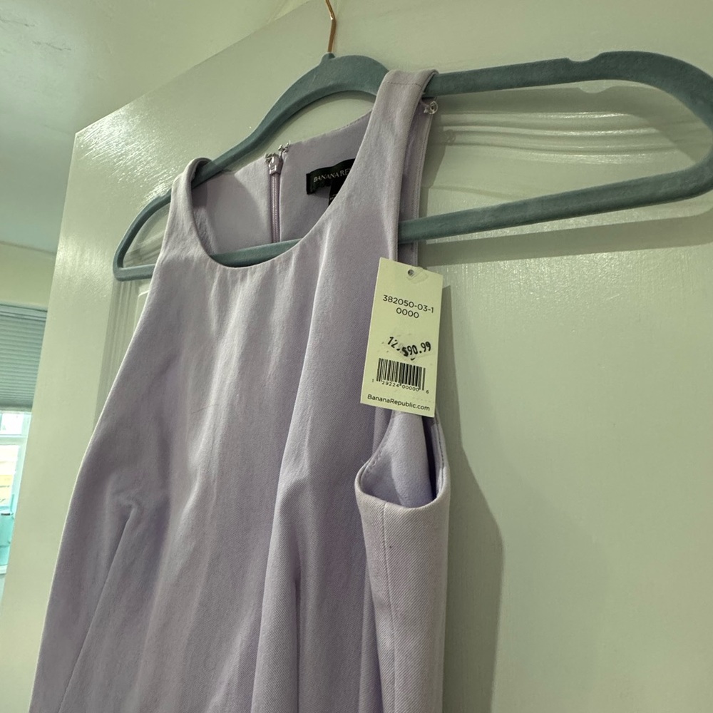 Banana Republic Light Purple Sleeveless Dress